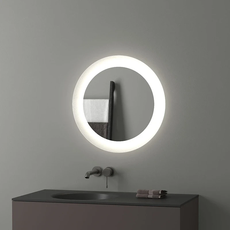 Зеркало Evoform Ledshine d60 BY 2523 с подсветкой 13.5 W - без выключателя - нейтральный белый свет стекло