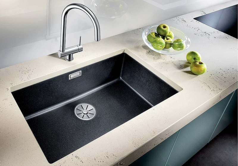 Кухонная мойка Blanco Subline 700-U 523446 Белая искусственный камень (литьевой мрамор) встраиваемый