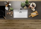 Кухонная мойка Blanco Subline 700-U 523446 Белая искусственный камень (литьевой мрамор) встраиваемый