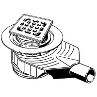 Душевой трап Viega Advantix Top 4914.10 669195 с решеткой Нержавеющая сталь
