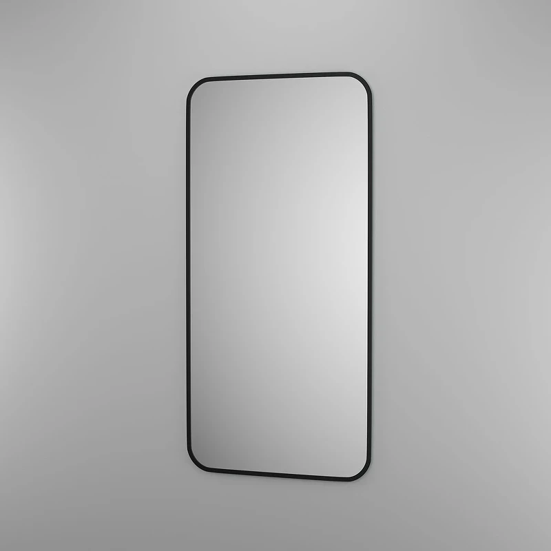 Зеркало Evoform Colora 100х50 BY 0435 с окантовкой - Черный цвет