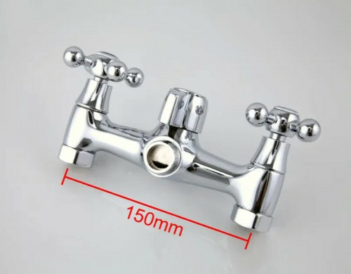 Смеситель для ванны Frap H19 F2619-2 универсальный Хром латунь на стену