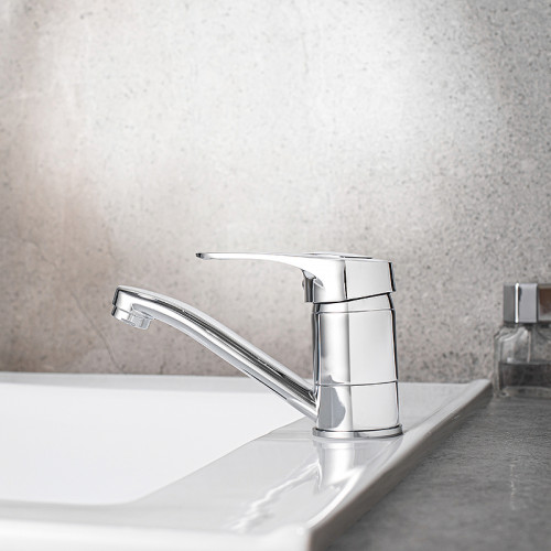 Смеситель для кухни Ростовская Мануфактура Сантехники SL55-004F-15 Хром