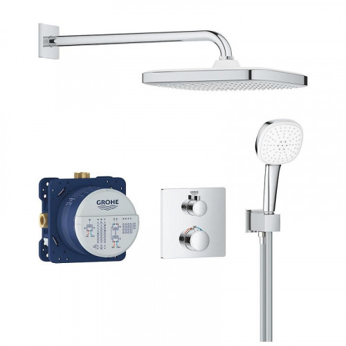 Душевая система Grohe Grohtherm 34871000 с термостатом цвет Хром