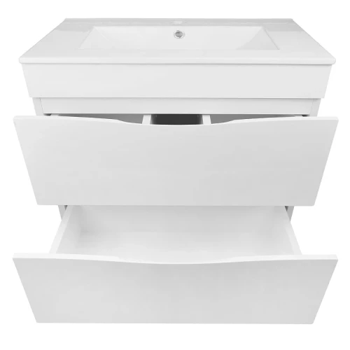Тумба с раковиной Loranto Santorini 80 CS00086974 цвет Белый глянец