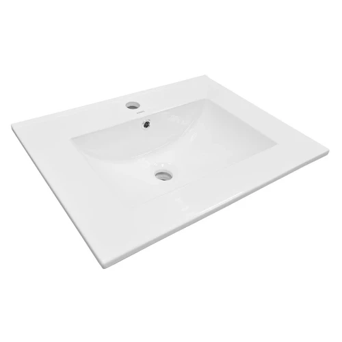 Тумба с раковиной Loranto Santorini 80 CS00086974 цвет Белый глянец
