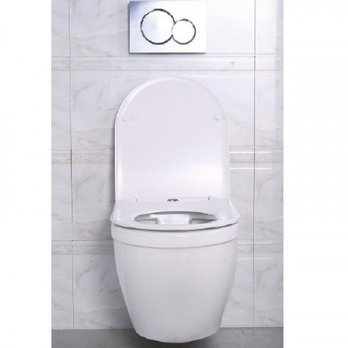 Унитаз BelBagno Loto BB070CHR подвесной без сиденья