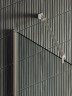 Душевая перегородка Maybah Glass MGD-737-5ш 890x1950 в широком профиле Хром матовый стекло сатиновое