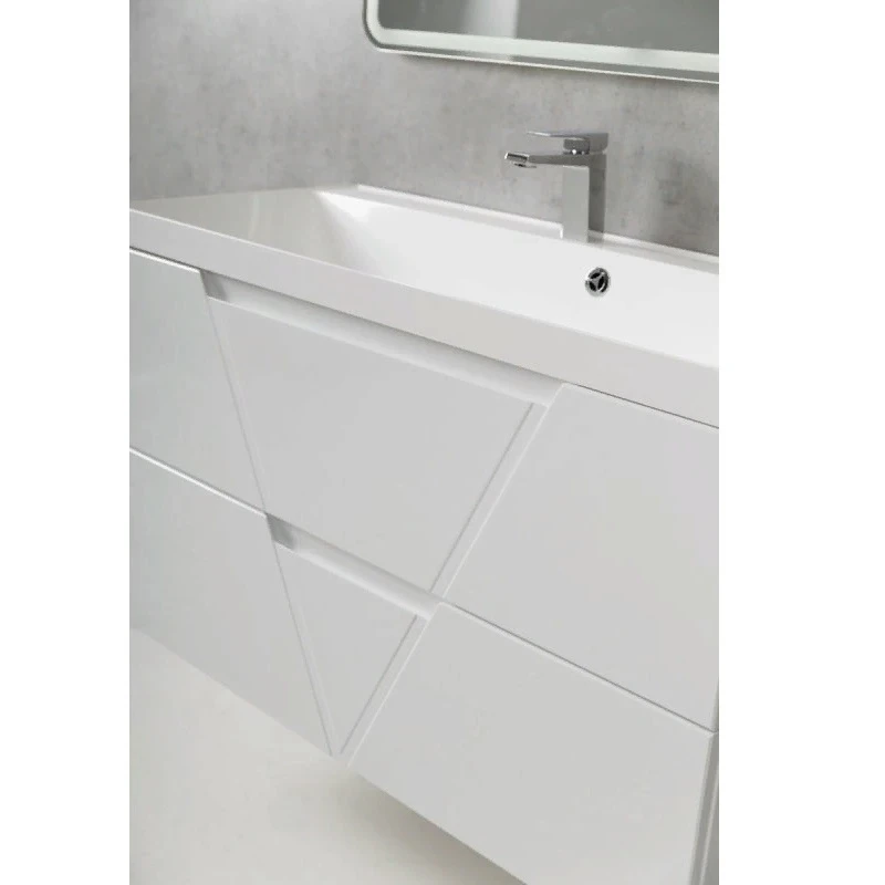 Тумба под раковину BelBagno Vittoria 100 Белая/Bianco Lucido МДФ / ЛДСП