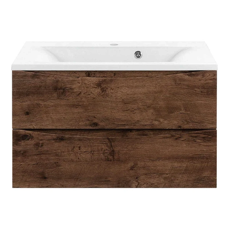 Тумба под раковину Vincea Mia 90 VMC-2MA900RW подвесная R.Wood МДФ / ЛДСП
