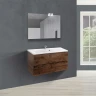 Тумба под раковину Vincea Mia 90 VMC-2MA900RW подвесная R.Wood МДФ / ЛДСП
