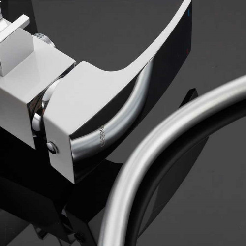 Гигиенический душ со смесителем Gappo Jacob G7207-8 Белый Хром латунь встраиваемый