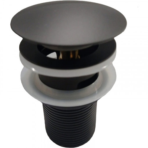 Донный клапан Orange X1-004b click-clack Черный матовый