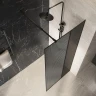 Душевая перегородка Niagara Nova 100 NG-481-10FBLACK профиль Черный матовый стекло комбинированное
