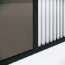 Душевая перегородка Niagara Nova 100 NG-481-10FBLACK профиль Черный матовый стекло комбинированное