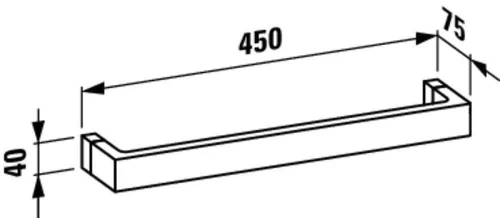 Полотенцедержатель Laufen Kartell 3.8133.1.081.000.1 цвет янтарь