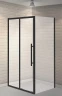 Душевой уголок Esbano Flex 120x80 ESOGF128PSB профиль Черный стекло прозрачное