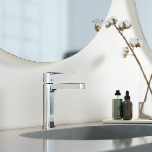 Смеситель для раковины Vincea Rondo VBF-1R1CH Хром латунь