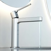 Смеситель для раковины Vincea Rondo VBF-1R1CH Хром латунь