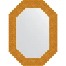 Зеркало Evoform Octagon 56x76 BY 7181 в багетной раме - Чеканка золотая 90 мм стекло