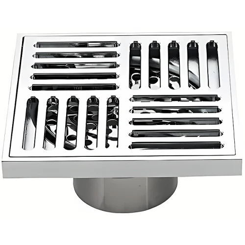 Душевой трап Gappo G81051 с решеткой Хром