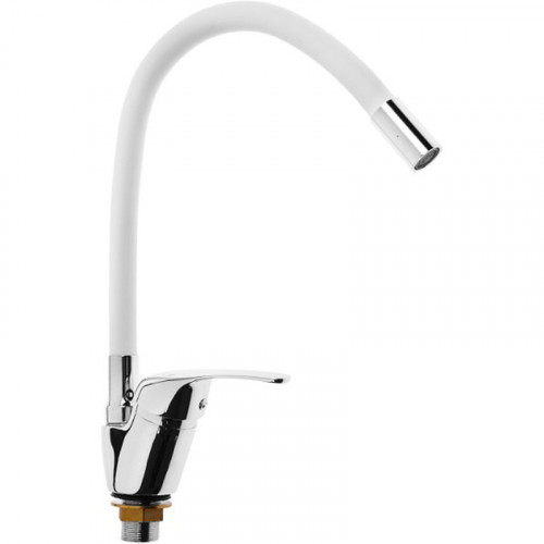 Смеситель для кухни Сантаком StOmega 3398-3 Белый Хром