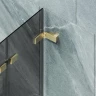 Шторка для ванны Maybah Glass MGV-588-3 980х1400 складная 4 секции Золото стекло графитовое