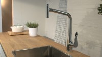Смеситель для кухни Hansgrohe Metris 14820800 Сталь латунь
