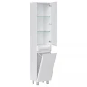 Шкаф пенал Equil Nice 40 pnNICE40.KZ-05 с бельевой корзиной цвет Белый