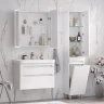 Шкаф пенал Equil Nice 40 pnNICE40.KZ-05 с бельевой корзиной цвет Белый