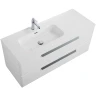 Тумба под раковину Cezares Eco-Cer-N 120 L ECO-CER-N-1200-2C-SO-BL-L подвесная Bianco Lucido без ручек МДФ / ЛДСП
