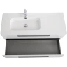 Тумба под раковину Cezares Eco-Cer-N 120 L ECO-CER-N-1200-2C-SO-BL-L подвесная Bianco Lucido без ручек МДФ / ЛДСП