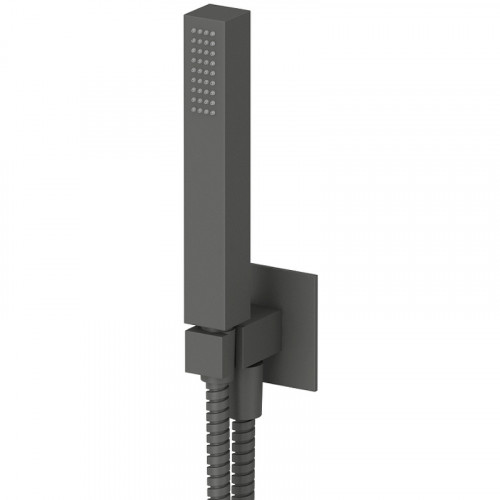 Душевой гарнитур Cezares Porta PORTA-DEFM-NOP Черный матовый латунь на стену