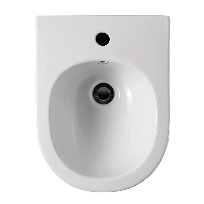 Комплект унитаза Abber Bequem AC1100-AC0105-AC0120-AC1150-AC0101P с сиденьем Микролифт и клавишей смыва цвет Хром