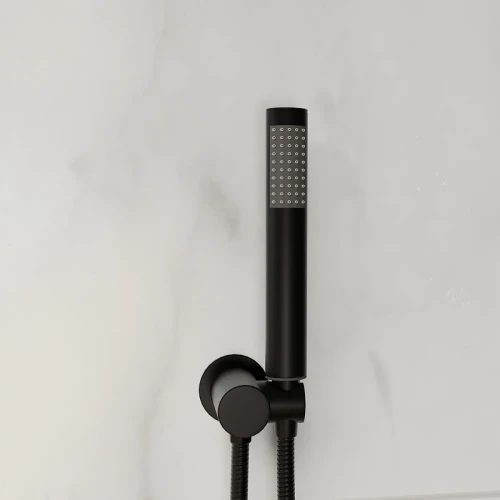 Душевая система RGW Shower Panels SP-370B 511408370-04 с термостатом Черная матовая латунь встраиваемый