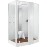 Душевая кабина Orans SR-89102RS White LH 150x100 R 89102RWLH с паром и гидромассажем