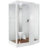 Душевая кабина Orans SR-89102RS White LH 150x100 R 89102RWLH с паром и гидромассажем