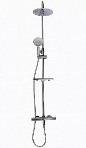 Душевая система WeltWasser TS 6270 10000001733 с термостатом Хром латунь на стену