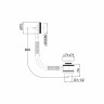 Слив-перелив Allen Brau Infinity 5.21028-31 click-clack Черный матовый