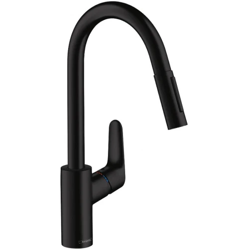 Смеситель для кухни Hansgrohe Focus 31815670 Черный матовый латунь