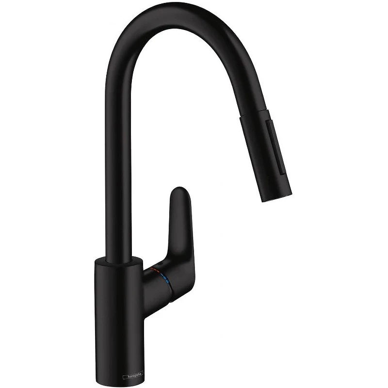 Смеситель для кухни Hansgrohe Focus 31815670 Черный матовый латунь