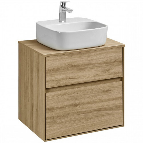 Тумба под раковину Aquaton Либерти 60 1A279401LYC70 подвесная Дуб эльвезия МДФ / ЛДСП