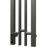 Электрический полотенцесушитель Point Фрея PN20728GB П2 140x800 диммер слева Графит блеск