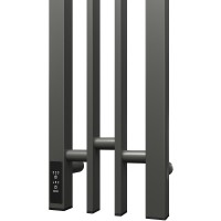 Электрический полотенцесушитель Point Фрея PN20728GB П2 140x800 диммер слева Графит блеск