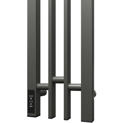Электрический полотенцесушитель Point Фрея PN20728GB П2 140x800 диммер слева Графит блеск