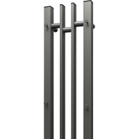 Электрический полотенцесушитель Point Фрея PN20728GB П2 140x800 диммер слева Графит блеск