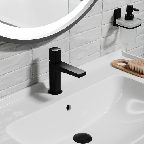 Смеситель для раковины WasserKRAFT Nuthe 9103 Черный матовый латунь