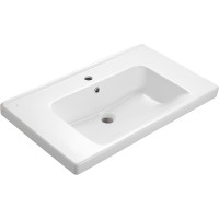 Раковина ASB-Woodline Dreja Гармония 80 29124 Белая фаянс накладная