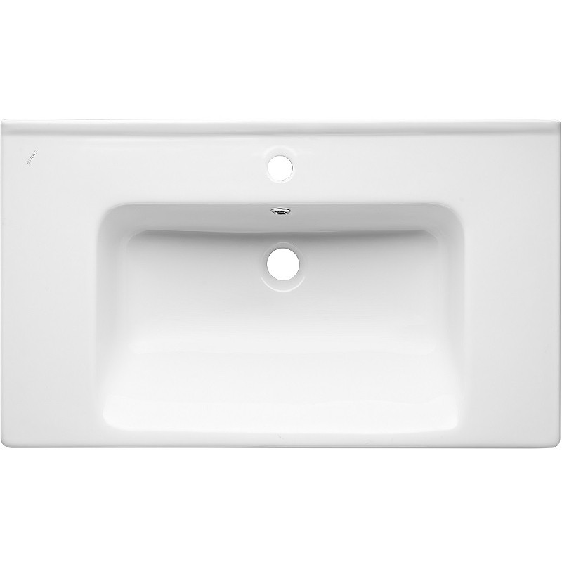 Раковина ASB-Woodline Dreja Гармония 80 29124 Белая фаянс накладная