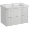 Раковина ASB-Woodline Dreja Гармония 80 29124 Белая фаянс накладная
